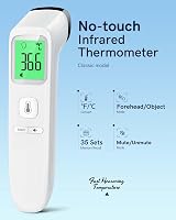 ANMEATE No-Touch Forehead Thermometer Infrared 1 Second Reading view 2