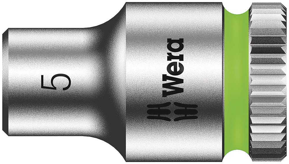 Wera 05003503001 5 mm 8790 HMA Zyklop Socket with Hexagon Drive - Silver, 1/4 Zoll - 5,0 mm — image 1