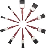 Fit For The Job 10 pc Paint Brush Set Mixed Sizes 0.5" 1" 1.5" 2" view 1
