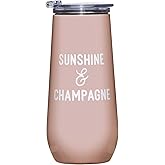Santa Barbara Design Studio SIPS Drinkware Champagne Tumbler, 12-Ounce, Sunshine
