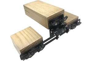 TUOREN Tri-Bells Cowbell for Drum Set Triple Wood Block High Medium Low Pitch Wooden Jam Block for 0.63inch Post Mount Drum Set Cymbal Stand Accessories