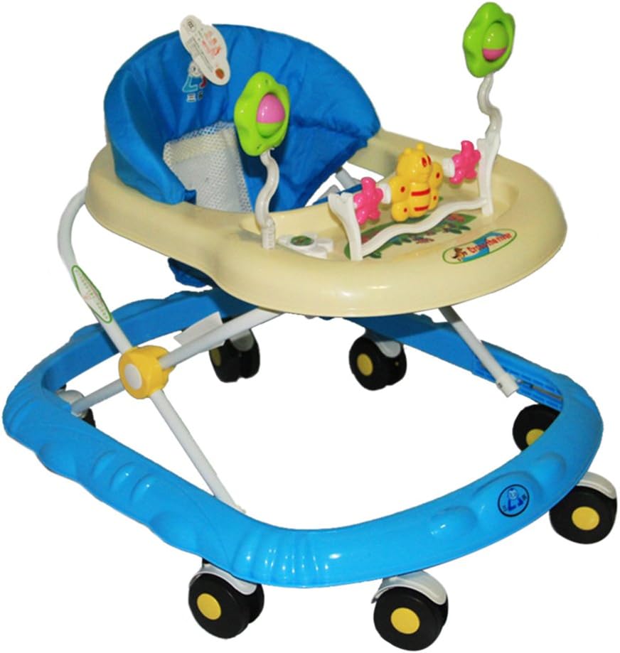 Aa1 Big Wheel Baby Toddler Walker Kid First Steps Learning To Walk Blue Amazon Co Uk Toys Games