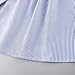Toddler Kids Baby Girl Outfit Clothes Strapless Stripe Dress+Headband Set (Blue, 3 T)