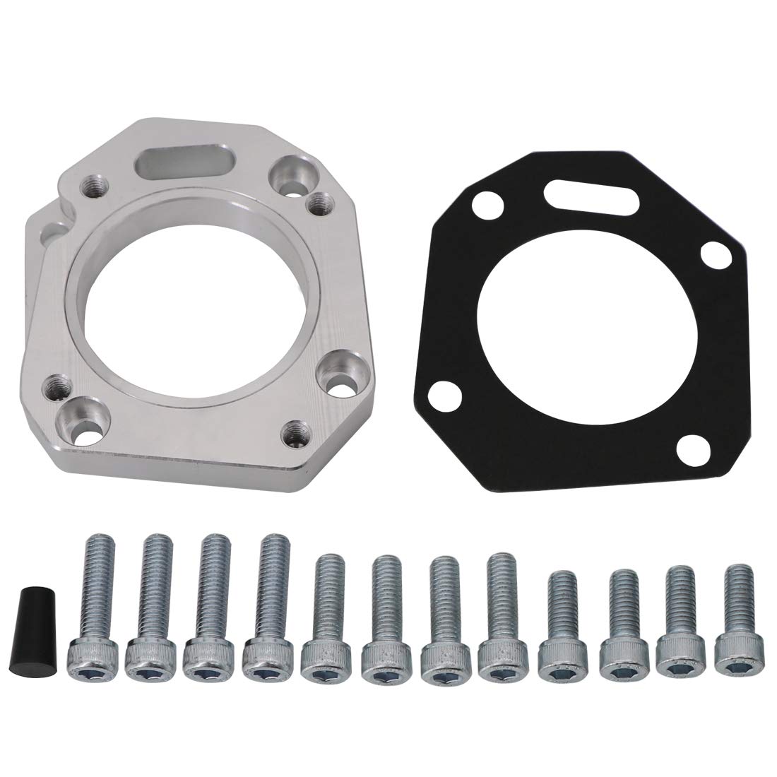 KIPA Dual Throttle Body Adapter 62mm 70mm For K20A K20A2 K20A3 Z1 RBC RRC manifold flange With gasket hardware Durable