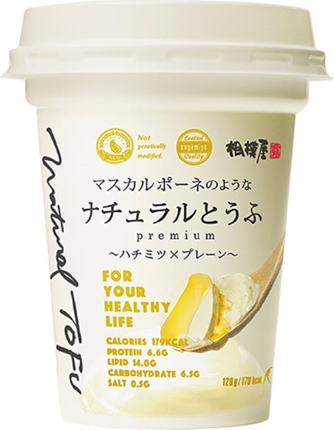 Amazon Co Jp 冷蔵 相模屋 ナチュラルとうふpremium ハチミツ プレーン 1g 食品 飲料 お酒
