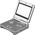 OSTENT Full Housing Shell Case Cover Replacement for Nintendo GBA SP Gameboy Advance SP - Color Silver