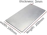 LOKIH AZ31B Magnesium Alloy Sheet Plate 100x200mm x 3mm - Students Lightweight view 2