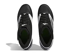 adidas Men's Icon 8 Mid Sneaker, Core Black/Silver