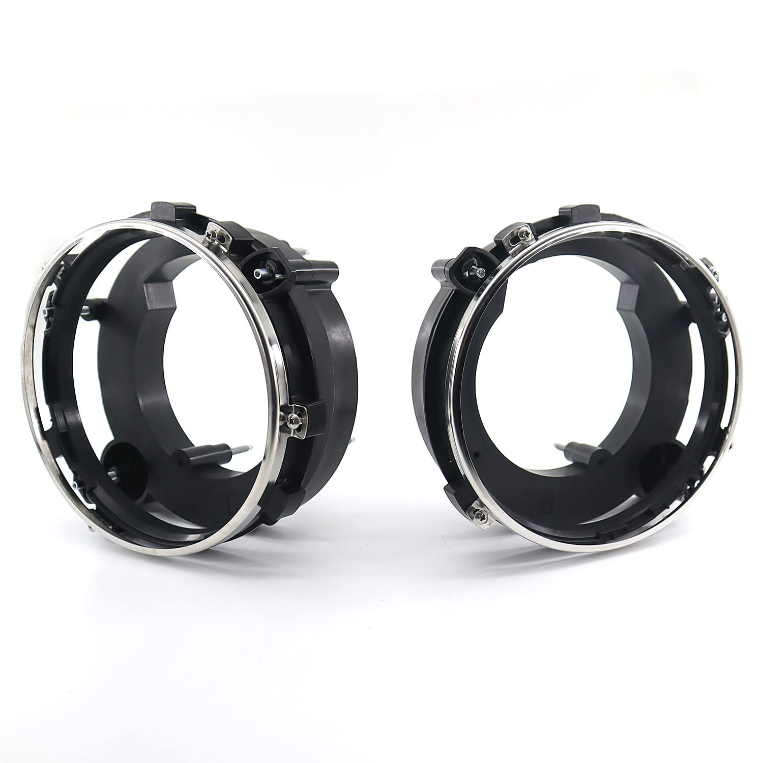 Photo 1 of RJSPHH LH & RH Headlight Bulb Brackets Buckets For 1997-2006 Jeep Wrangler Part Number 110383 110384