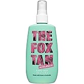 The Fox Tan Rapid Tanning Mist, Tanning Accelerator Mist For Darker & Faster Tans, Creates Golden, Flawless Tan Skin, Vegan & Cruelty Free, 120mL
