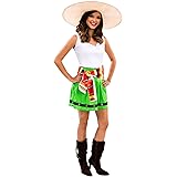 Women Tequila Shooter Girl Costume Ladies Mexican Adult Fancy Dress