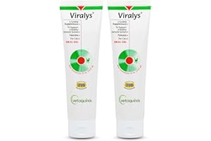 Vetoquinol Viralys Daily L-Lysine Gel for Cats and Kittens, Maple Flavored Lysine Supplement for Cats and Kittens to Support Immune Health, Normal Eye Function and Respiratory Health, 5oz - 2 Pack