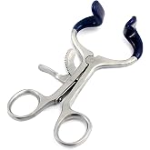 OdontoMed2011 Dental Molt Mouth Gag 4.5" Dip Blue Orthodontic Oral Opener Stainless Steel Dental Instrument