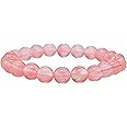 Cherry Quartz Bracelet for Women Men's Gifts - Protection Healing Crystal Bracelet - 8mm Gemstone Beaded Stretchable Bracelet Pulseras Para Hombres Mujer Stocking Stuffers