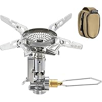 Campingmoon Portable Camping Gas Stove Ultralight Backpacking Stove With 4-Flex Outdoor Hiking Gear