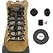 HOMAR Laces with Locks No Tie Shoelace for Kids and Adults - Reflective Athletic Shoestrings Replacement
