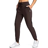 G Gradual Women's Joggers Pants with Zipper Pockets High Waisted Athletic Tapered Sweatpants for Women Workout Lounge