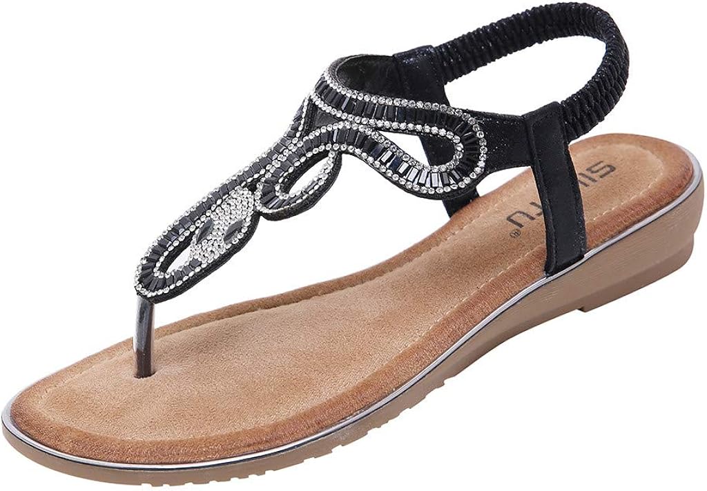 beaded platform flip flops