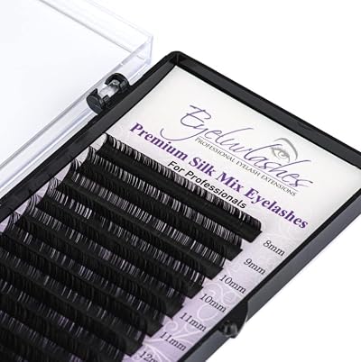 Eyeluvlashes Silk Eyelash Extensions C Curl 0.07x10mm 12 Lines 3000 Lashes