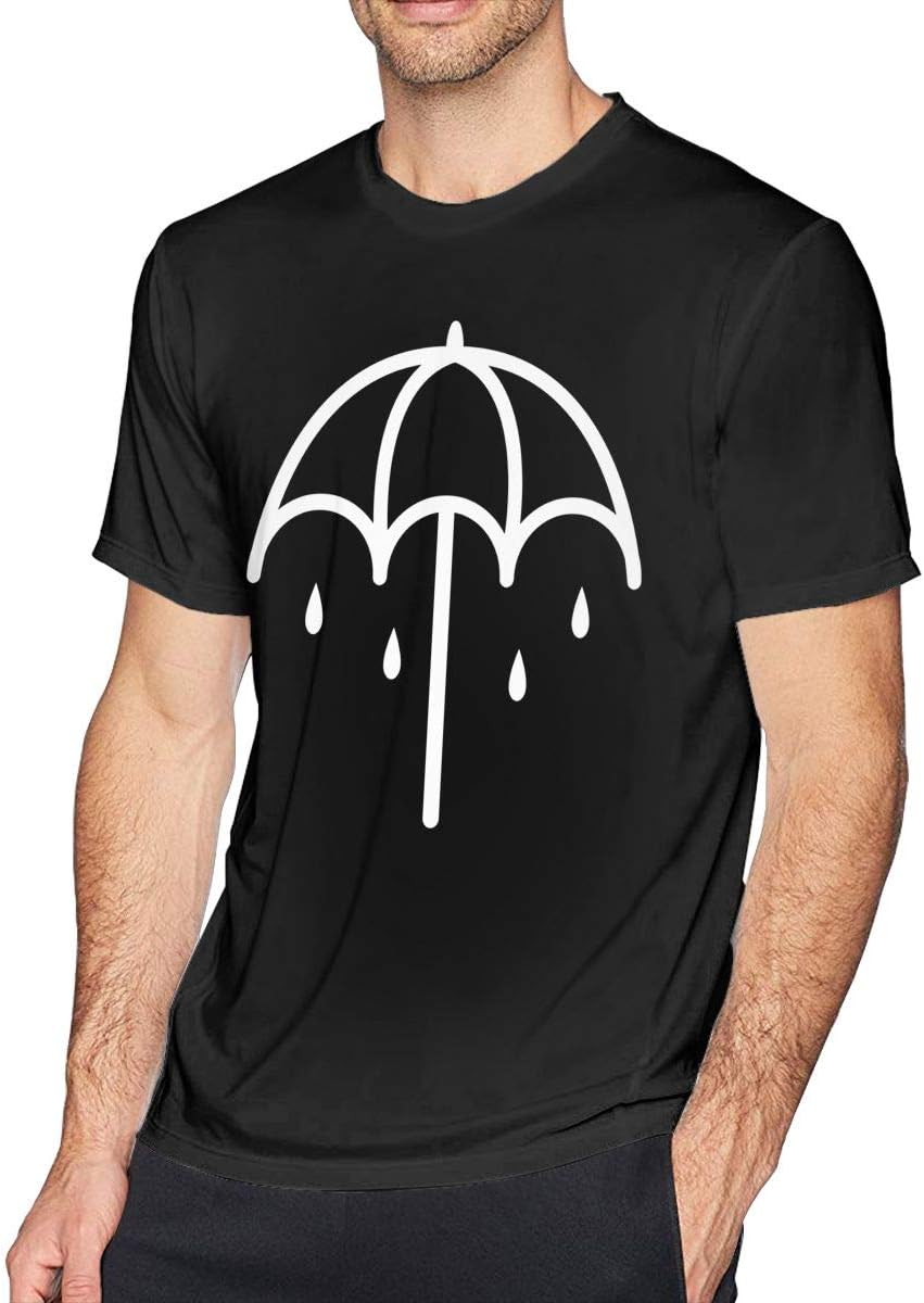 YYonet Mens Vintage Bring Me The Horizon That's The Spirit Tshirts Black