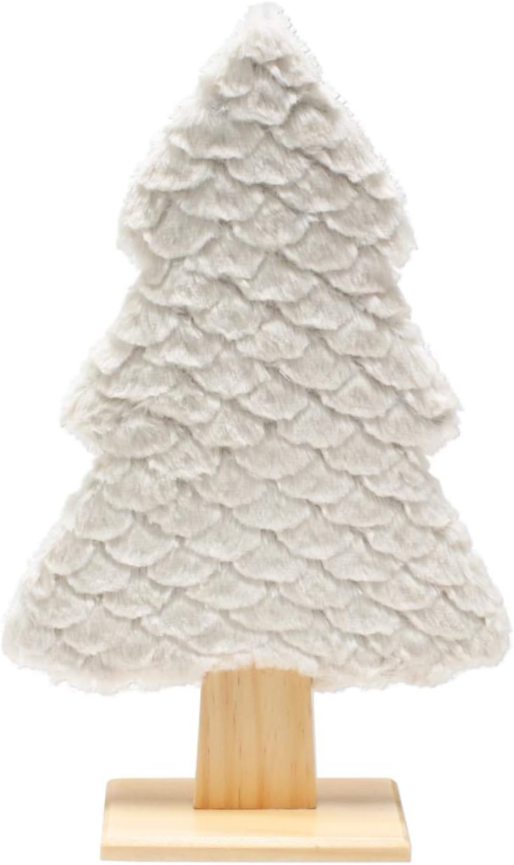 Albero Di Natale In Legno Amazon.Albero Di Natale Con Pelo 30 Cm Creme Xmas Natale Legno Amazon It Casa E Cucina