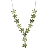 RUOFFETA Colorful Tropical Raffia Necklace, Dopamine Boho Beach Jewelry for Women, Y-Shape Handmade Flower Necklace