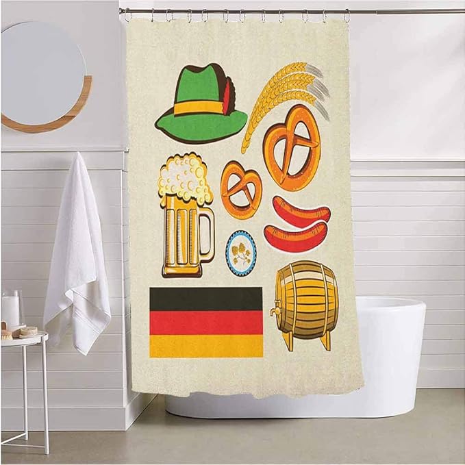 ScottDecor German Waterproof Shower Curtain Liner