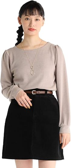 Amazon トップス レディース きれいめ リボン 長袖 秋 冬 Honeys ハニーズ レースアッププルオーバー Web限定llサイズ有 Tシャツ カットソー 通販