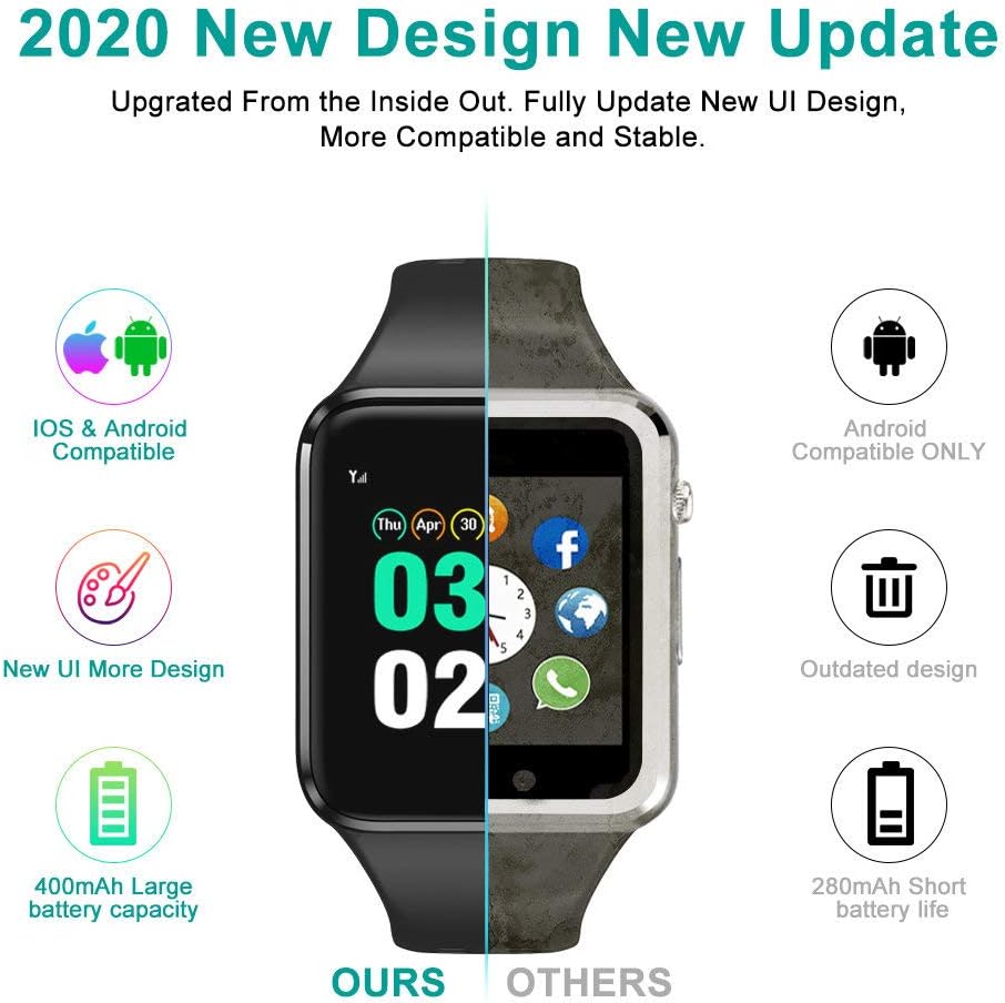Wjpilis touch screen smartwatch Clearance