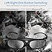 BOBLOV Active Shutter 3D Glasses DLP-Link USB Blue Compatible BenQ W1070 W700 Dell Projector (Black- 2Pack)thumb 3