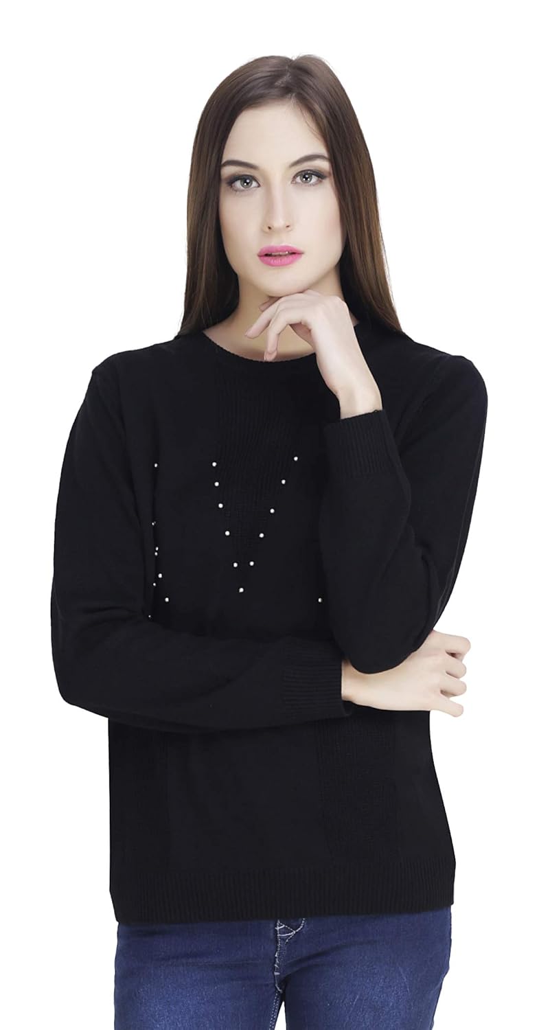 moda caster women's acrylic sweater