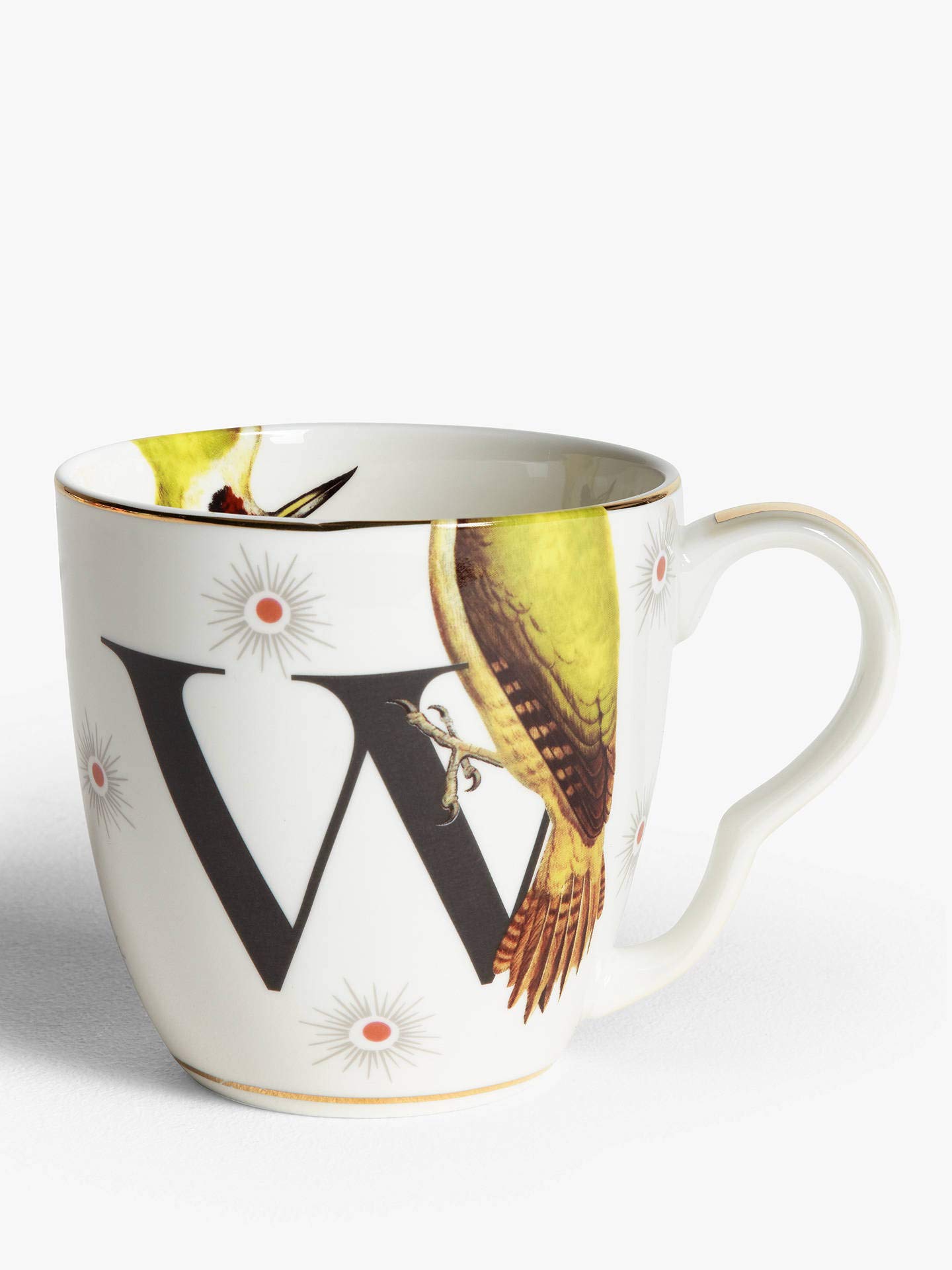 Yvonne Ellen Alphabet Mug W, Bone China