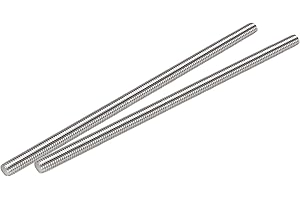 uxcell 2Pcs M12 x 300mm Fully Threaded Rod 304 Stainless Steel Right Hand Threads,M12-1.75 Thread Pitch