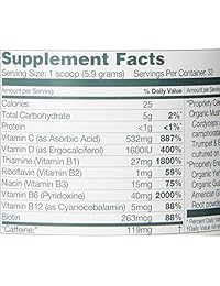 Om Organic Mushroom Nutrition Energy + Limón Limón Setas Superfood, 229GG, 1