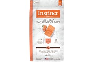 Instinct Limited Ingredient Diet Grain Free Recipe with Real Salmon Natural Dry Dog Food by Nature's Variety, 4 lb. Bag