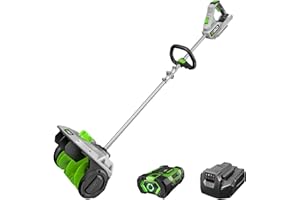 EGO POWER+ 12" Electric Snow Shovel, Cordless, Includes 56V 2.5Ah Battery and Charger - SNS1201