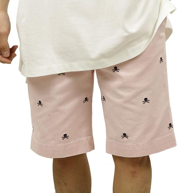 Amazon ラルフローレンラグビー Rugby Ralph Lauren 正規品 メンズ スカルショートパンツ ピンク W30 並行輸入品 コード 3 ショートパンツ 通販