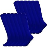 Fitliva Knee High Long Sports Socks Unisex Multicolor 3/6/12 Pairs