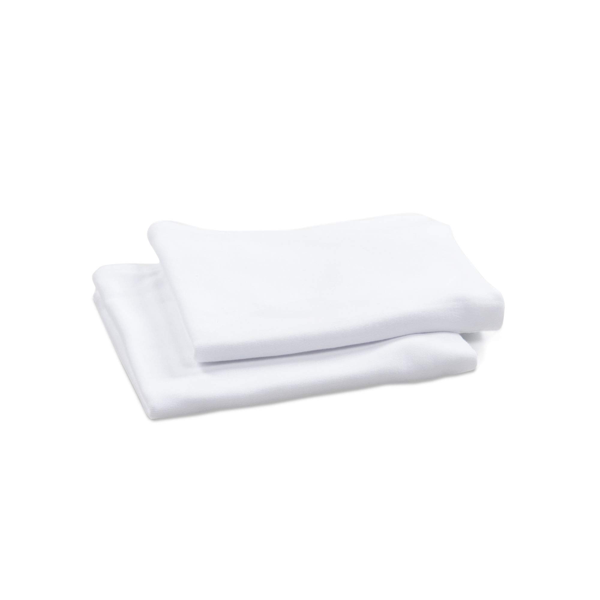 babybay Cover Double Pack Suitable for Model Cuddle nest, White