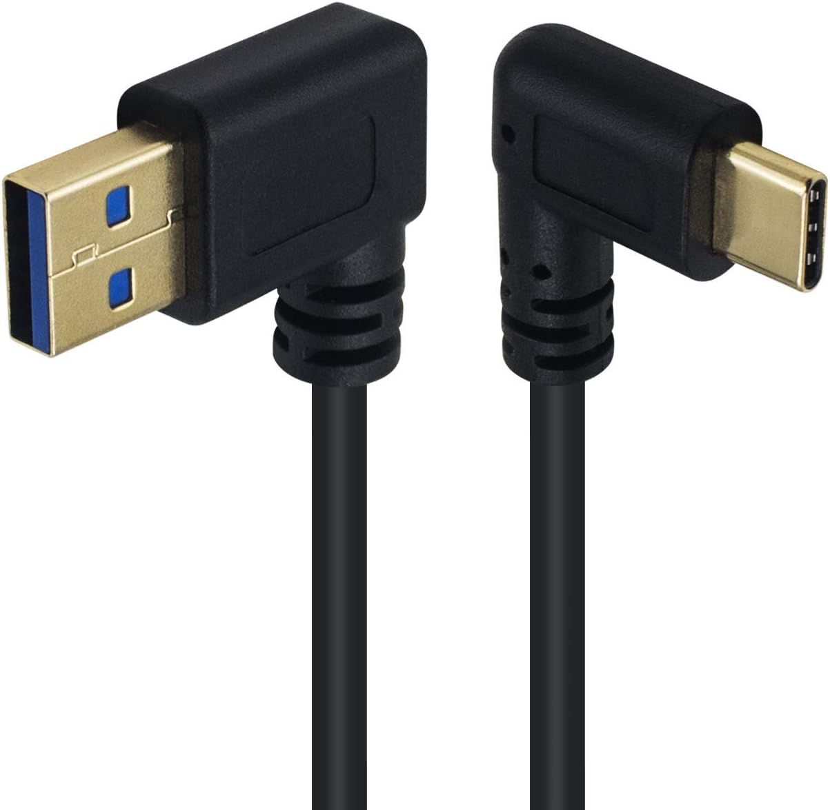 Maxhood Short USB Type C Charging Cable, Right Angle USB A to USB C Cable - Image 4