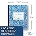 Roaring Spring Grade 2 Ruled Flex Cover Marble Comp Book 9 3/4'' x 7 3/4'', Sold per Book (77921)