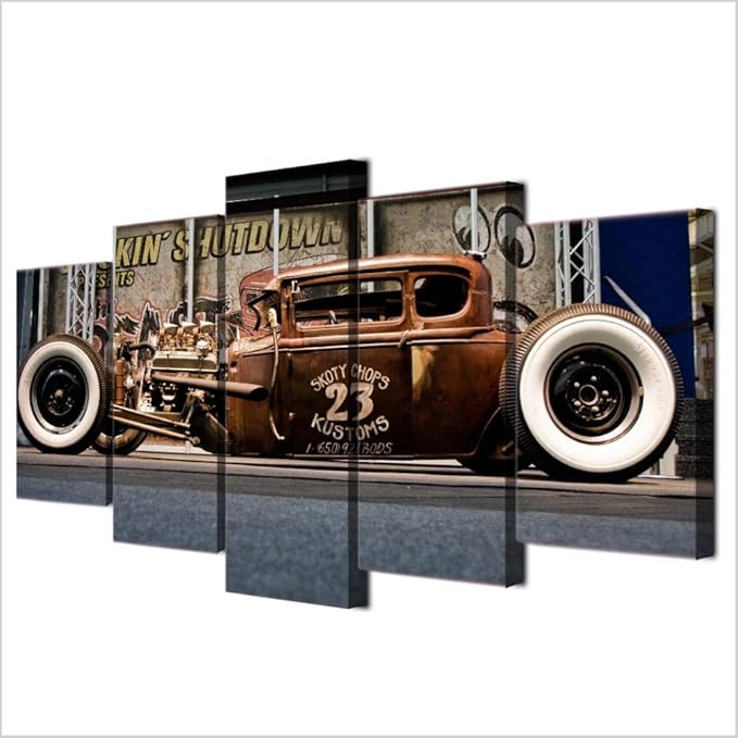 Amazon.com: 5 Canvas Wall Art Paintings Modern Home Wall Art Decor
