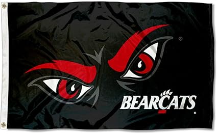 Amazon Com College Flags Banners Co Cincinnati Bearcats Eyes 3x5 Flag Outdoor Flags Sports Outdoors