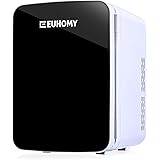 Euhomy Mini fridge for bedroom, 10 L Mini skincare fridge & Makeup fridge for skincare, Car fridge Cooler and Warmer with AC/