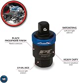 Performance Tool W32137 1/2 Inch Drive Ratchet Adapter Chrome Vanadium view 2