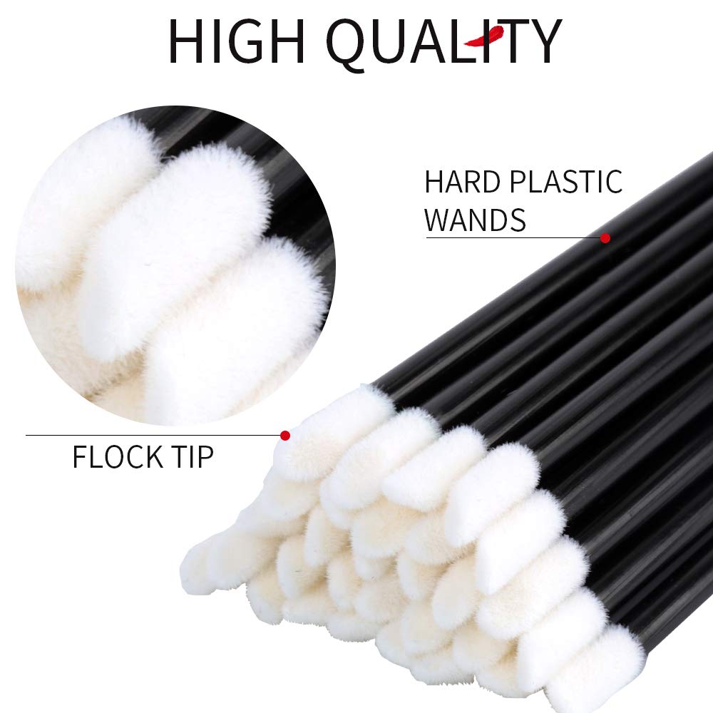 Teenitor Lipstick Applicator Wands, Disposable Lip Wands Lint Free Lip Gloss Brush For Eyelash Extension, Makeup Applicators, 30pcs: Beauty