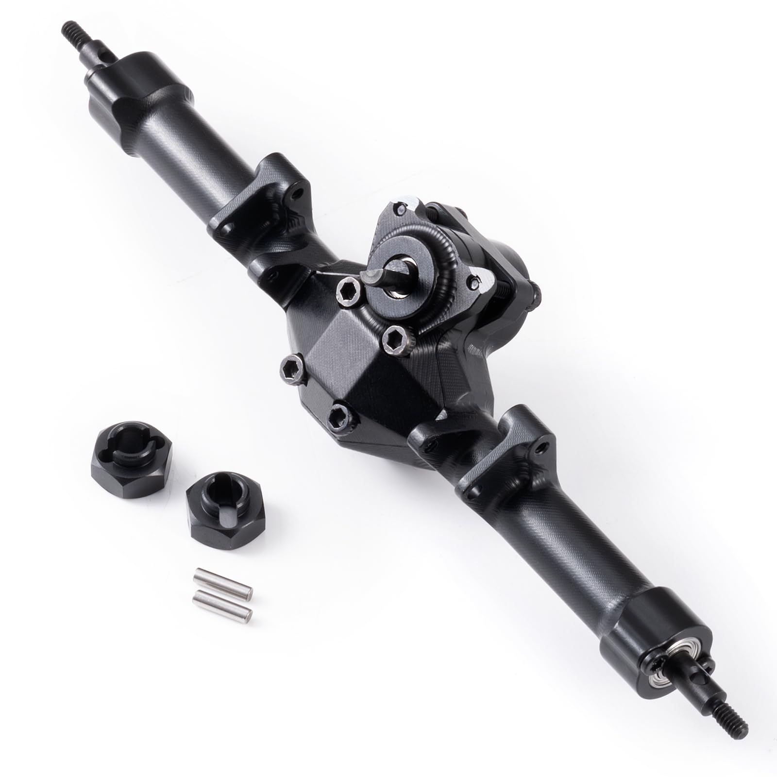 Photo 1 of +4mm SCX24 Rear Axles Set Extended for Axial SCX24 Deadbolt Bronco JLU C10 Gladiator Base Camp Power Wagon 1/24 RC Crawler Car Upgrade Parts (Rear Axle)