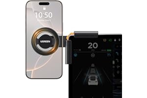 UGREEN Phone Holder for Tesla Model 3 and Y Accessories Magsafe Car Mount Magnetic Phone Mount Strongest Magnet Power Compatible with iPhone 17 16 15 14 13 Plus Pro Max Series