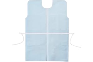 Graham Medical 44507 Tissue/Poly/Tissue Gown, 30" Width, 42" Length, Blue (Pack of 50)