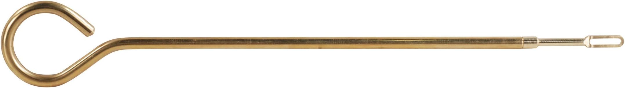 Dewey 1-Piece Cleaning Rod 22 to 45 Caliber Brass 8 x 32 Thread